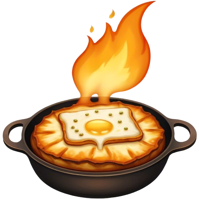 Flaming Saganaki emoji