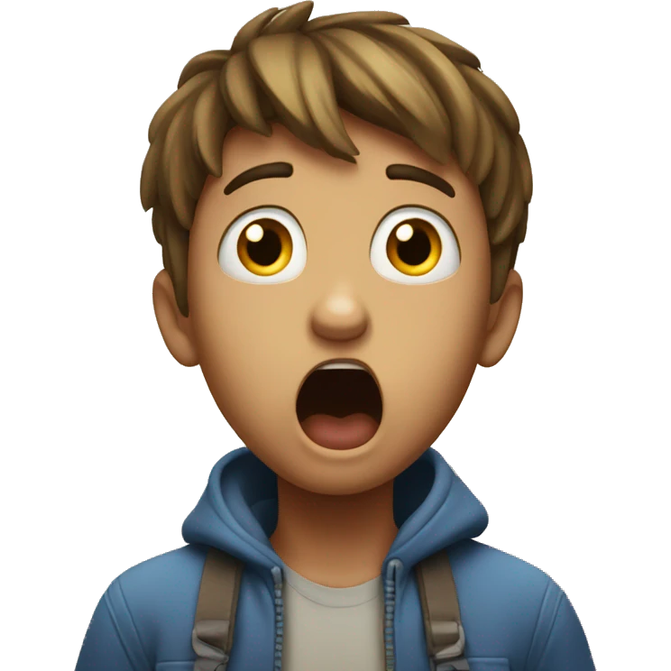 shocked boy emoji