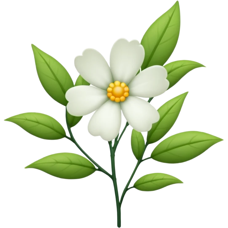 simple flower branches emoji