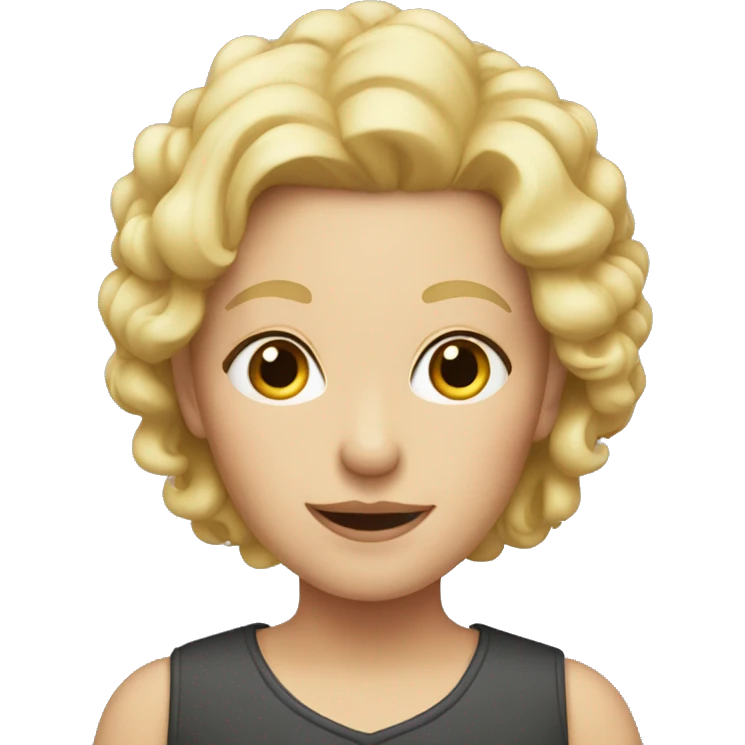 Blonde nana emoji