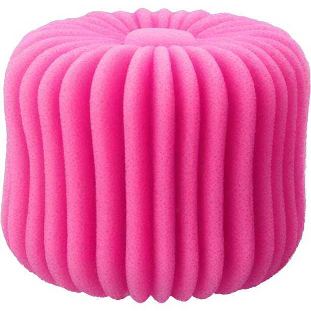 pink bath sponge loofah emoji