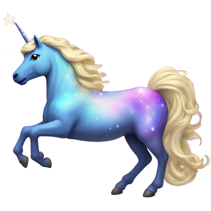 Unicorn in space emoji