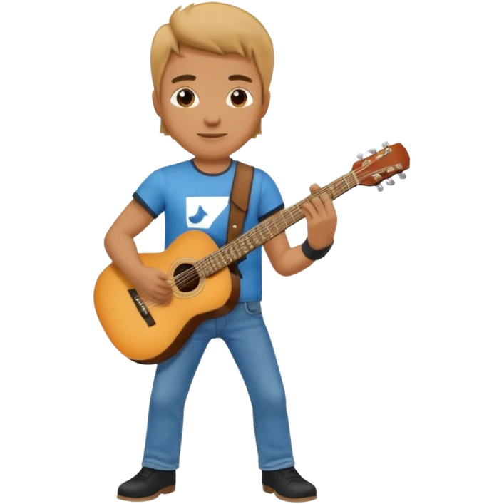 guitar rock player  emoji