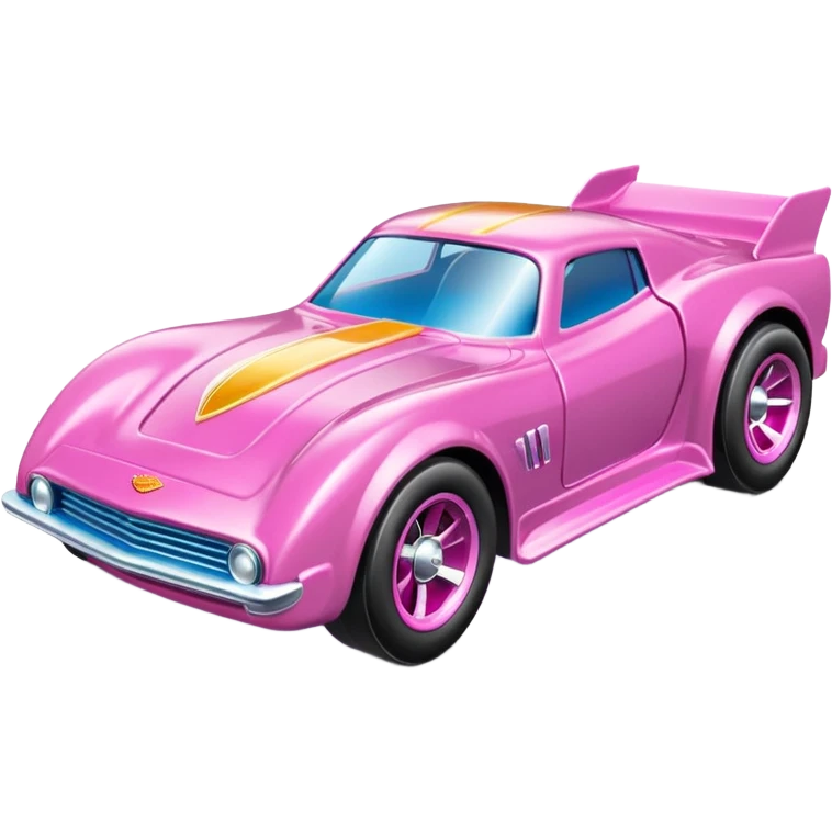 Машинка HotWheels розового цвета в классической упаковке HotWheels. emoji