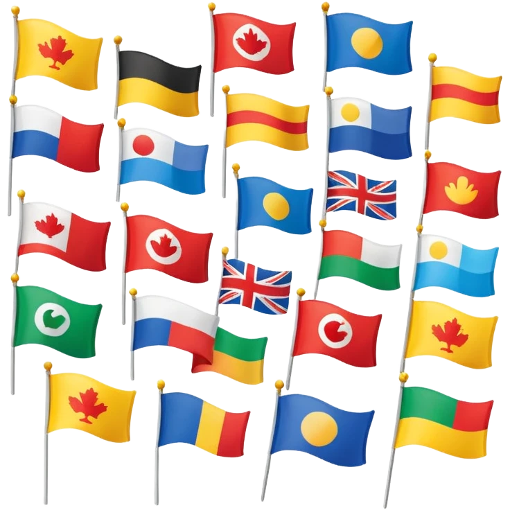 Drapeaux voyageur emoji