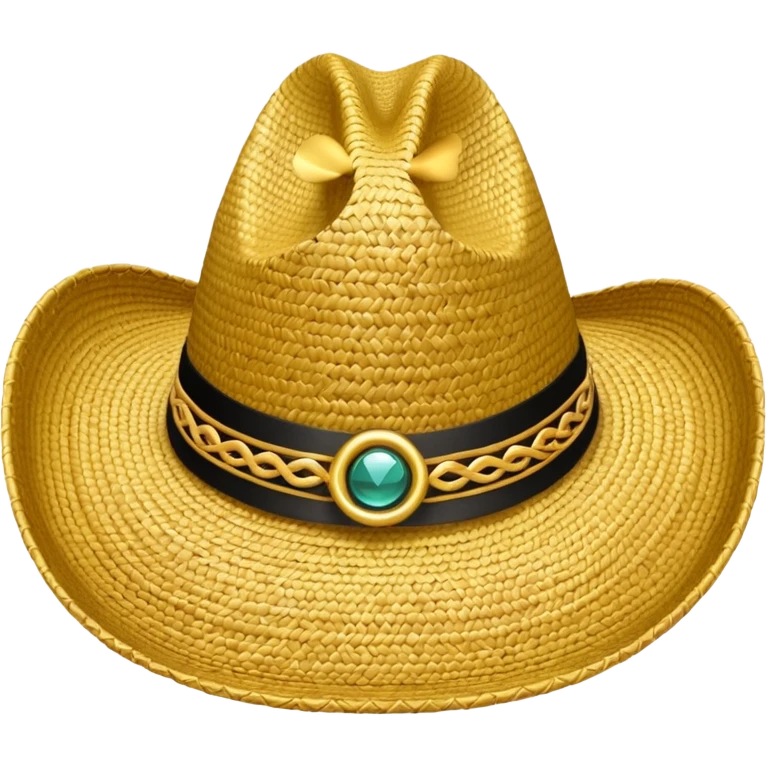 Sombrero Vueltiao con artos anillos emoji