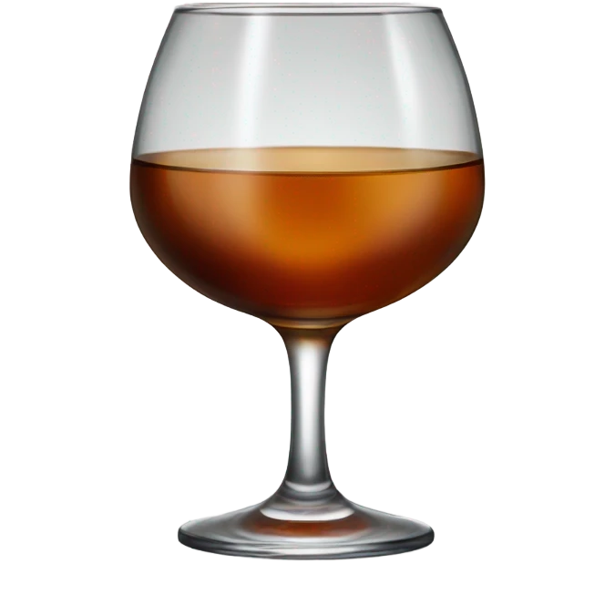 glass of cognac emoji