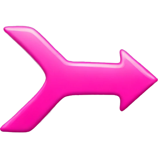 pink arrow emoji