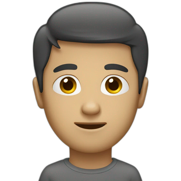 A person without face emoji