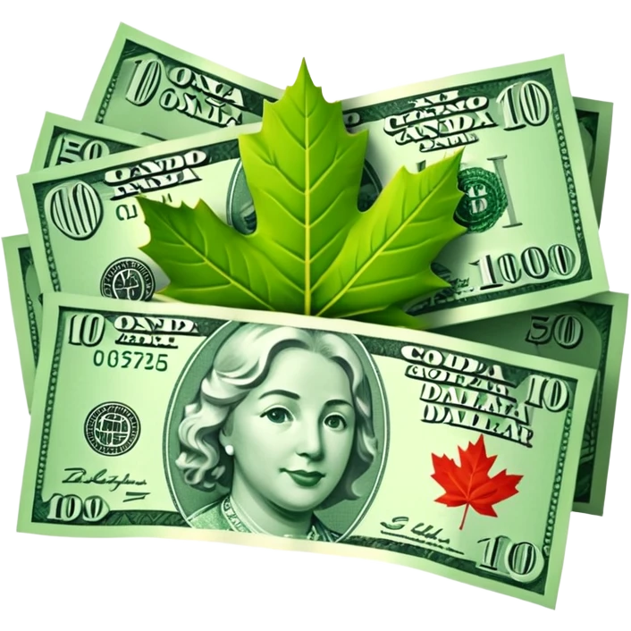 Dolar canadiense  emoji