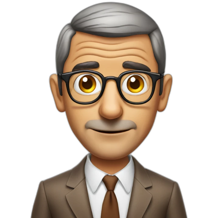 Mister Bean Tanned wearing glasses emoji