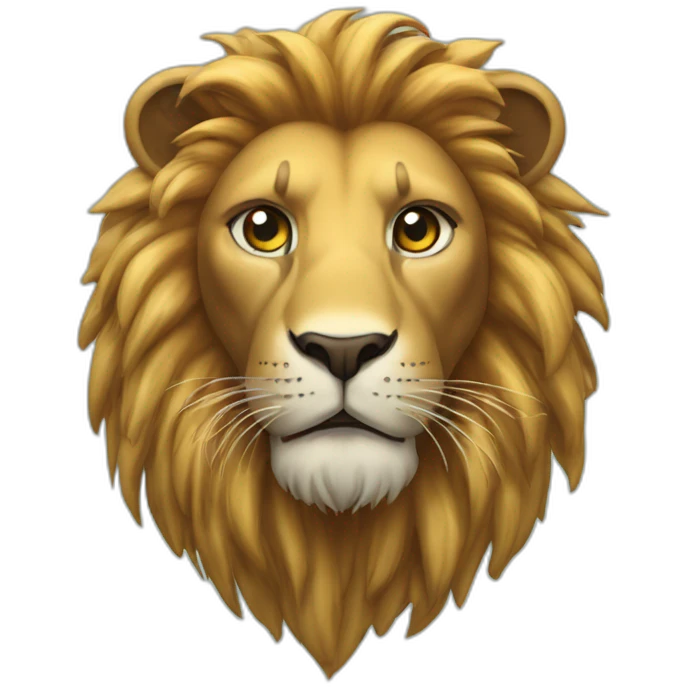 Lion dans l’eau emoji