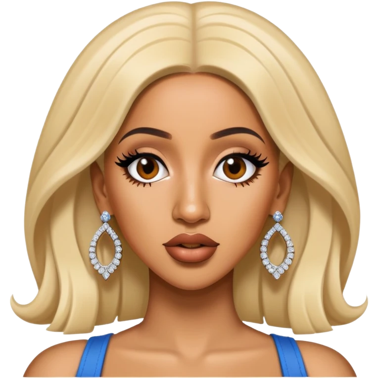 ultra realistic cardi b emoji