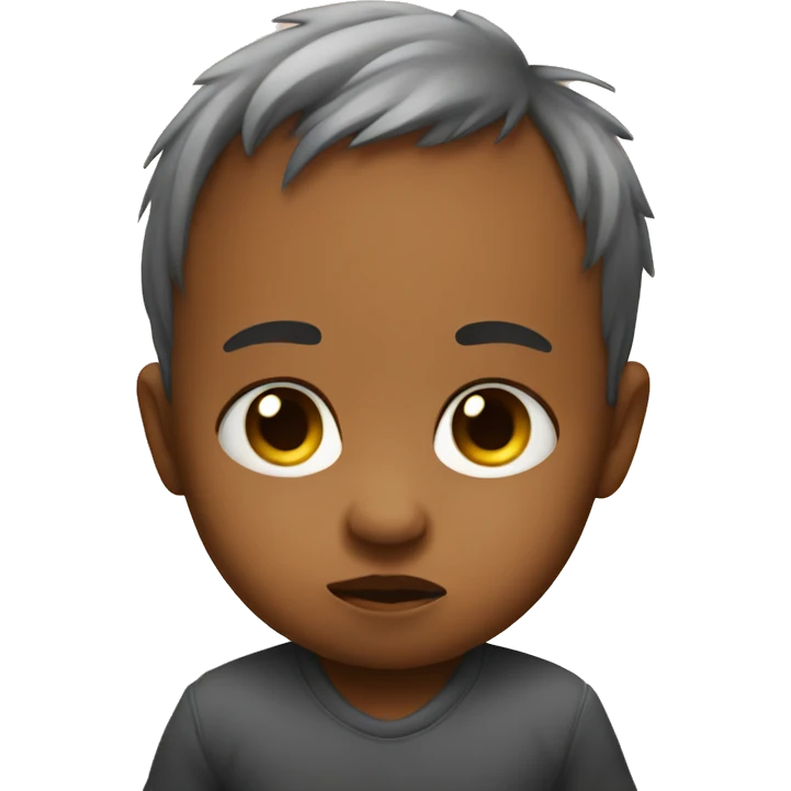 a baby sad emoji