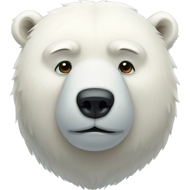 polar bear sad emoji