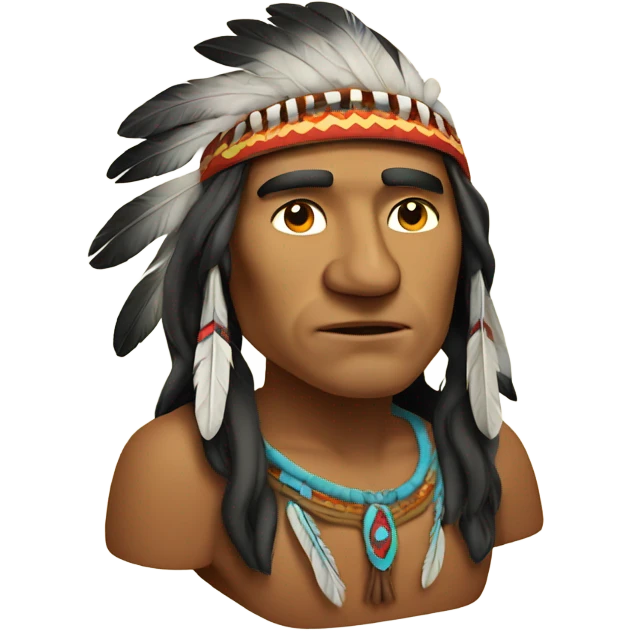 Native American chief emoji