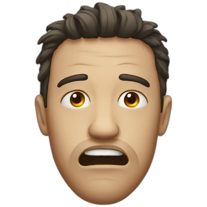 suffering face emoji