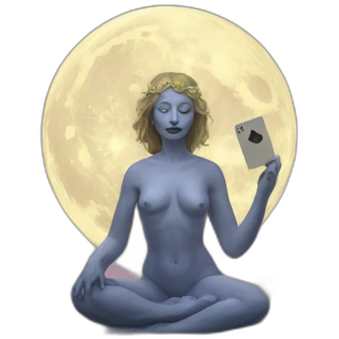 the-moon-in-the-tarot-card emoji