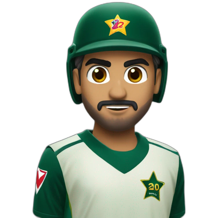 babar azam emoji