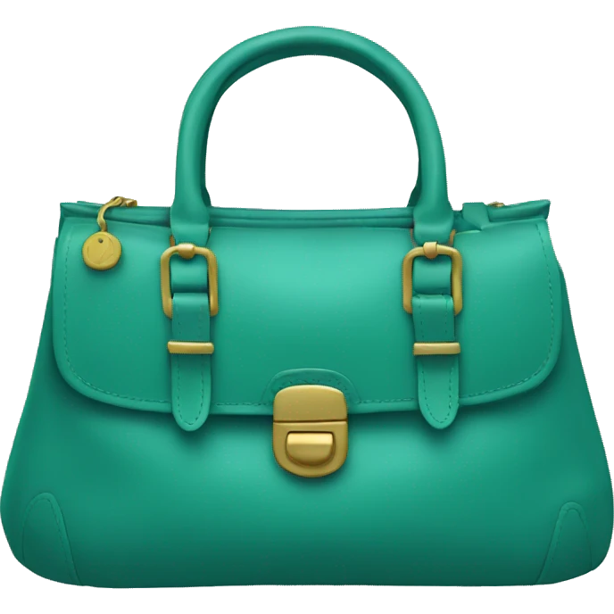 A teal green purse emoji