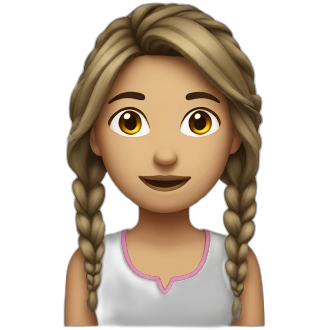 Girl splits emoji