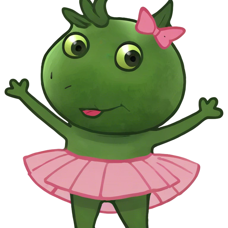 elon musk in a pink tutu emoji