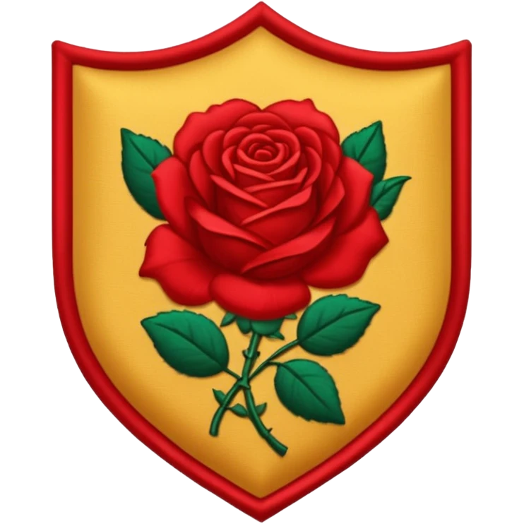 brasão com rosas condessa vermelha emoji