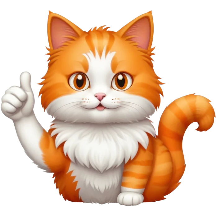 cat giving a thumbs up emoji