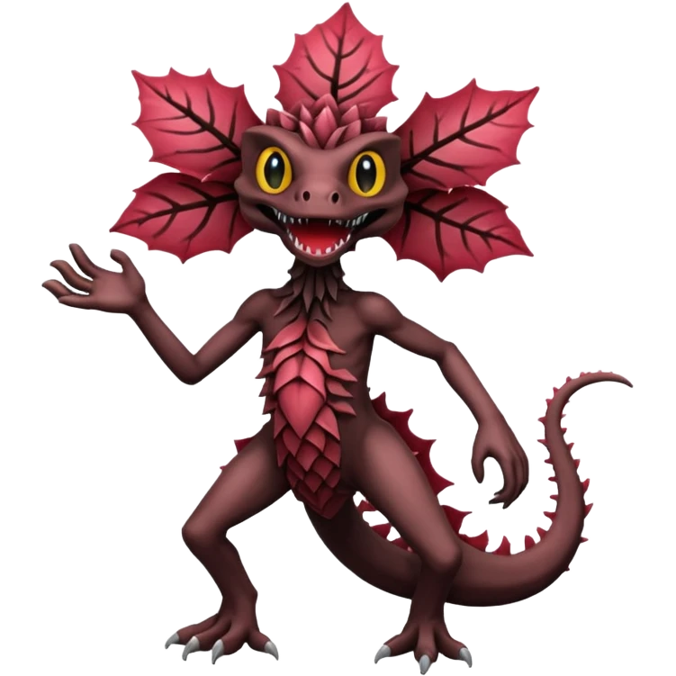 quiero q mi emoji se parez ca a un demogorgon de stranger things pero q no sea un dragon no dragon!!!!!!!!!!! emoji