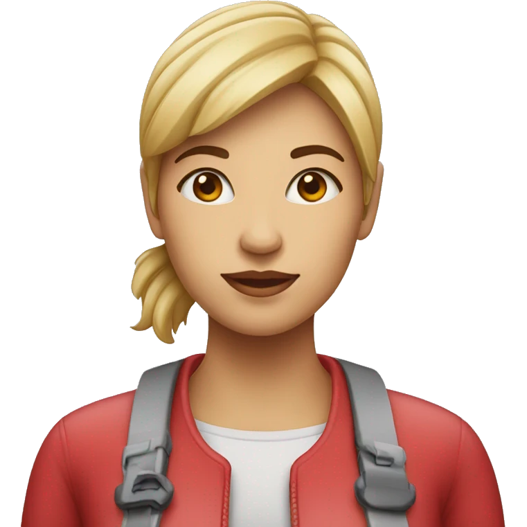 Mulher com hipertensão arterial  emoji