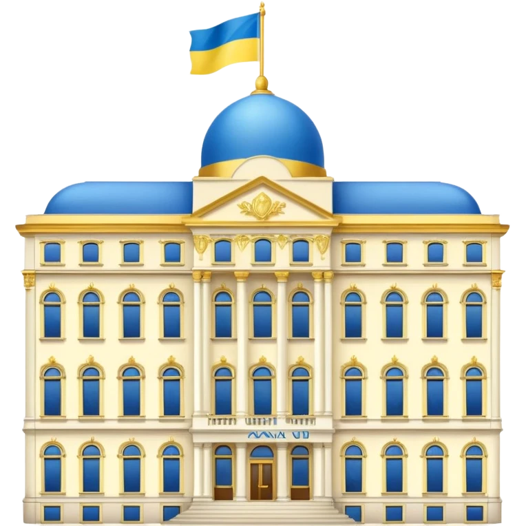 make the png emoji of Ukraine president's office building emoji