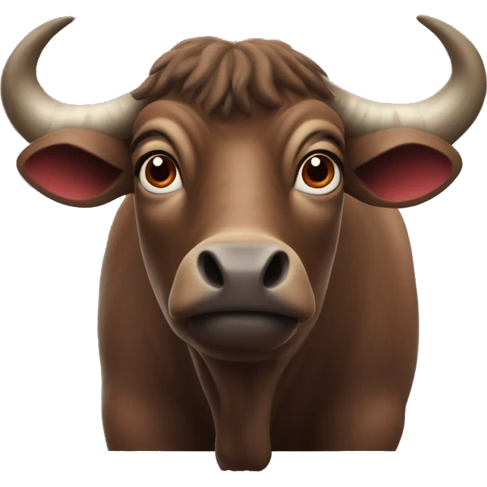 taureau avec les yeux rouges  emoji