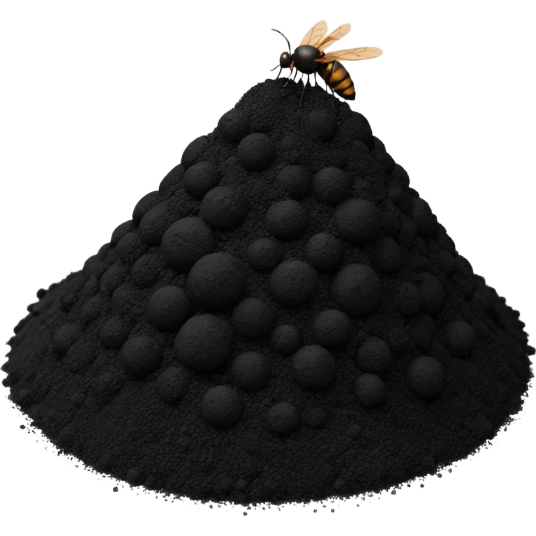 black insecticide emoji
