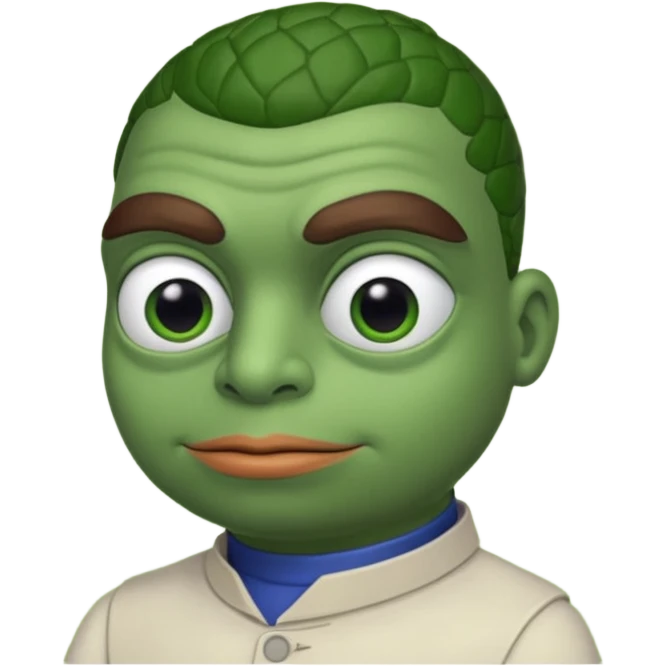 Pepe as ai who using our data and using it smartly  emoji