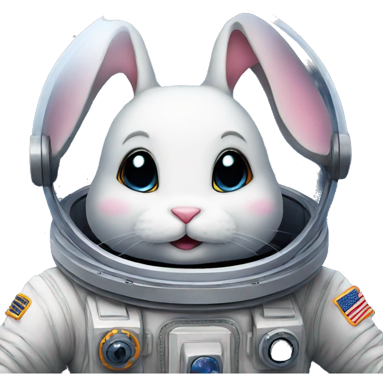 Bunny in space emoji