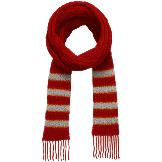 red knitted Gryffindor scarf emoji