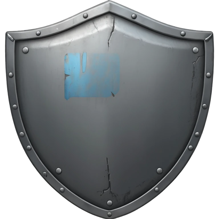 Shield with scratch marks emoji