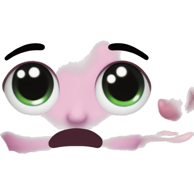 Blushing emoji with swirl eyes  emoji