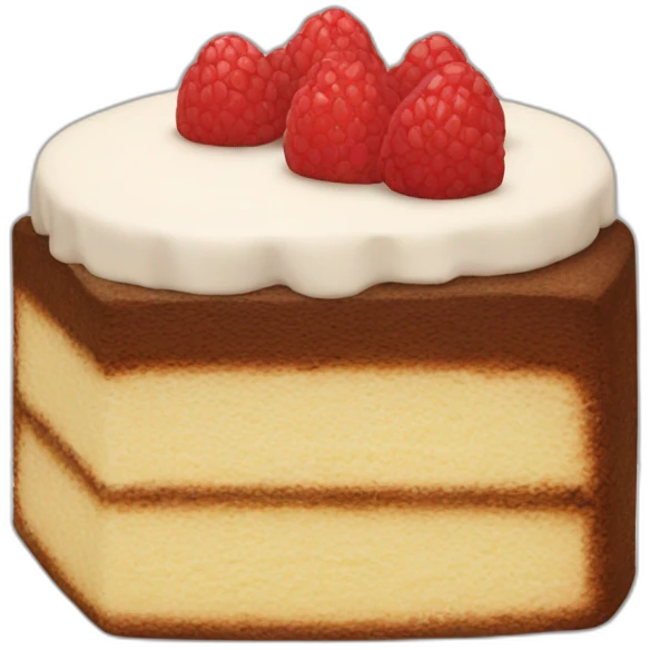 plain cake emoji