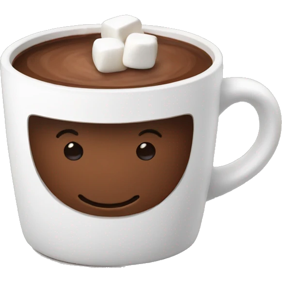 Hot chocolate with marshmallows emoji