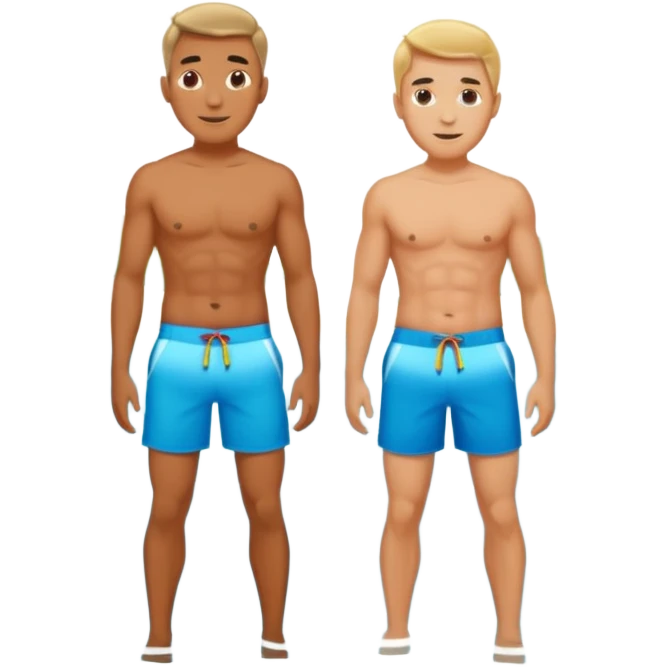 GAY men island  emoji