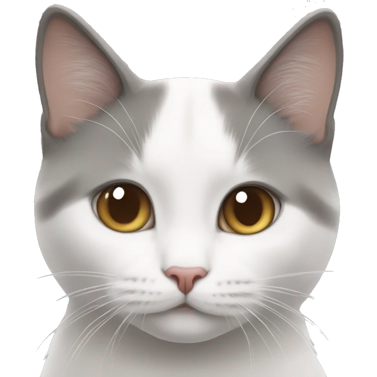 whopper and white/gray munchkin cat emoji
