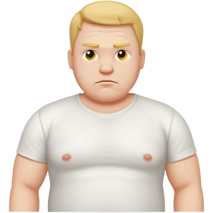 skinny fat man emoji