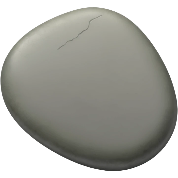 Smooth River Stone emoji