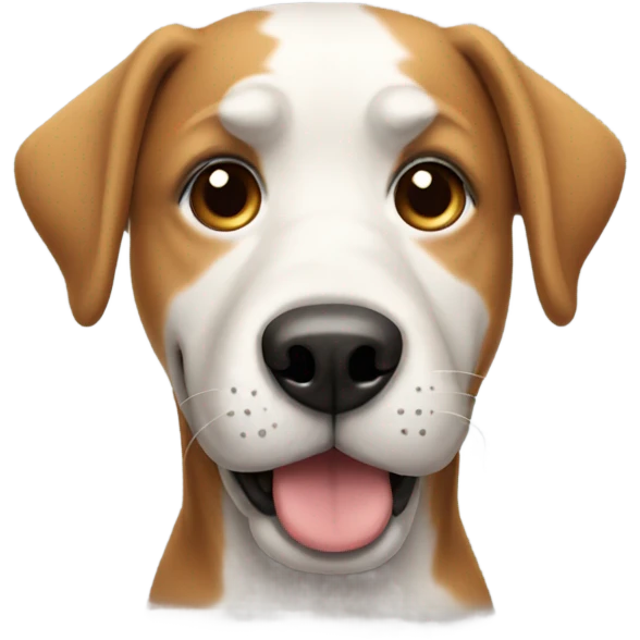 dog with emoji