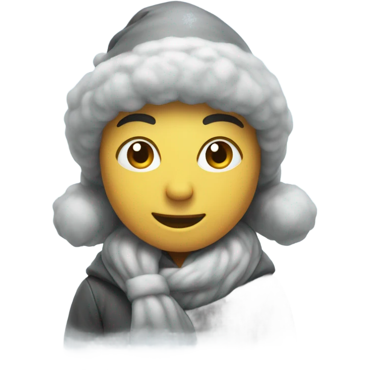 Snow emoji