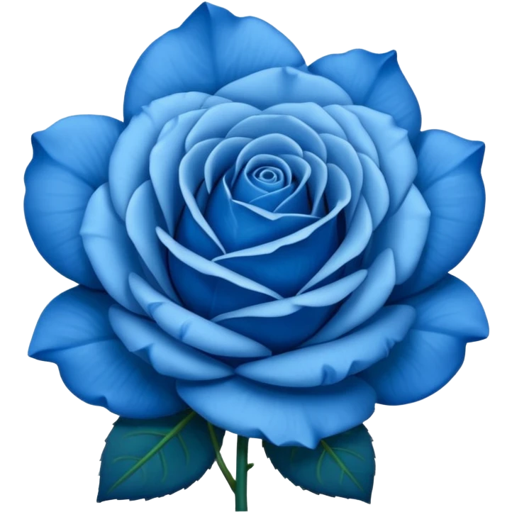 🌹💙flor azul emoji