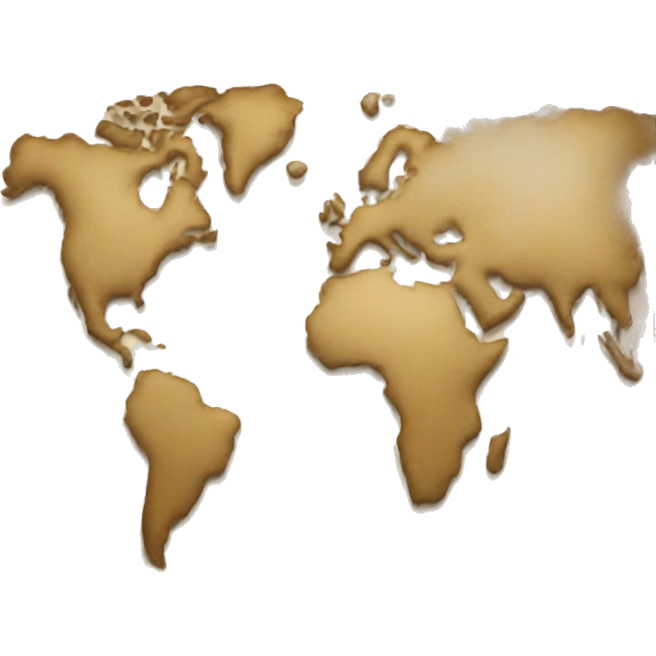 Carte du monde  emoji