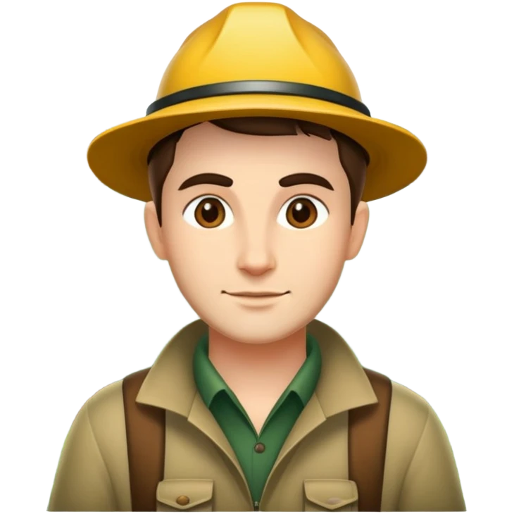 лесник в лесу emoji