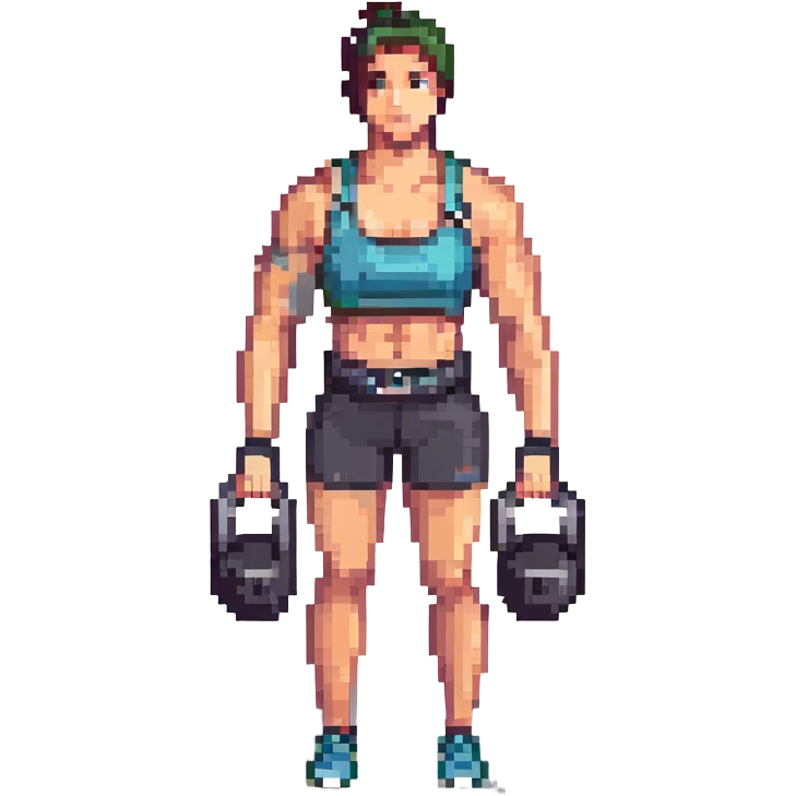 vertical gym lifting belt, simple and clear emoji
